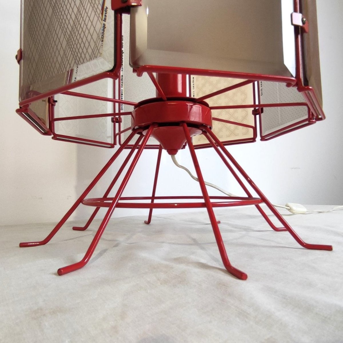 Lampe de table publicitaire « Vitreal specchi », années 1970/1980-photo-4