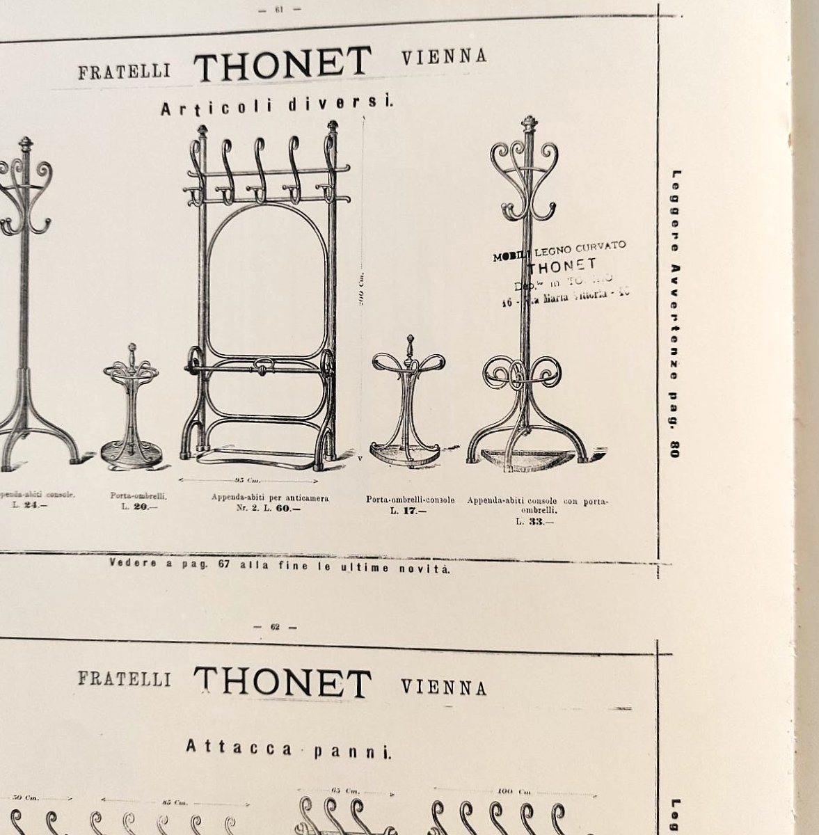 Thonet, Coat Rack And Umbrella Stand In Curved Wood, Ca. 1890-photo-8