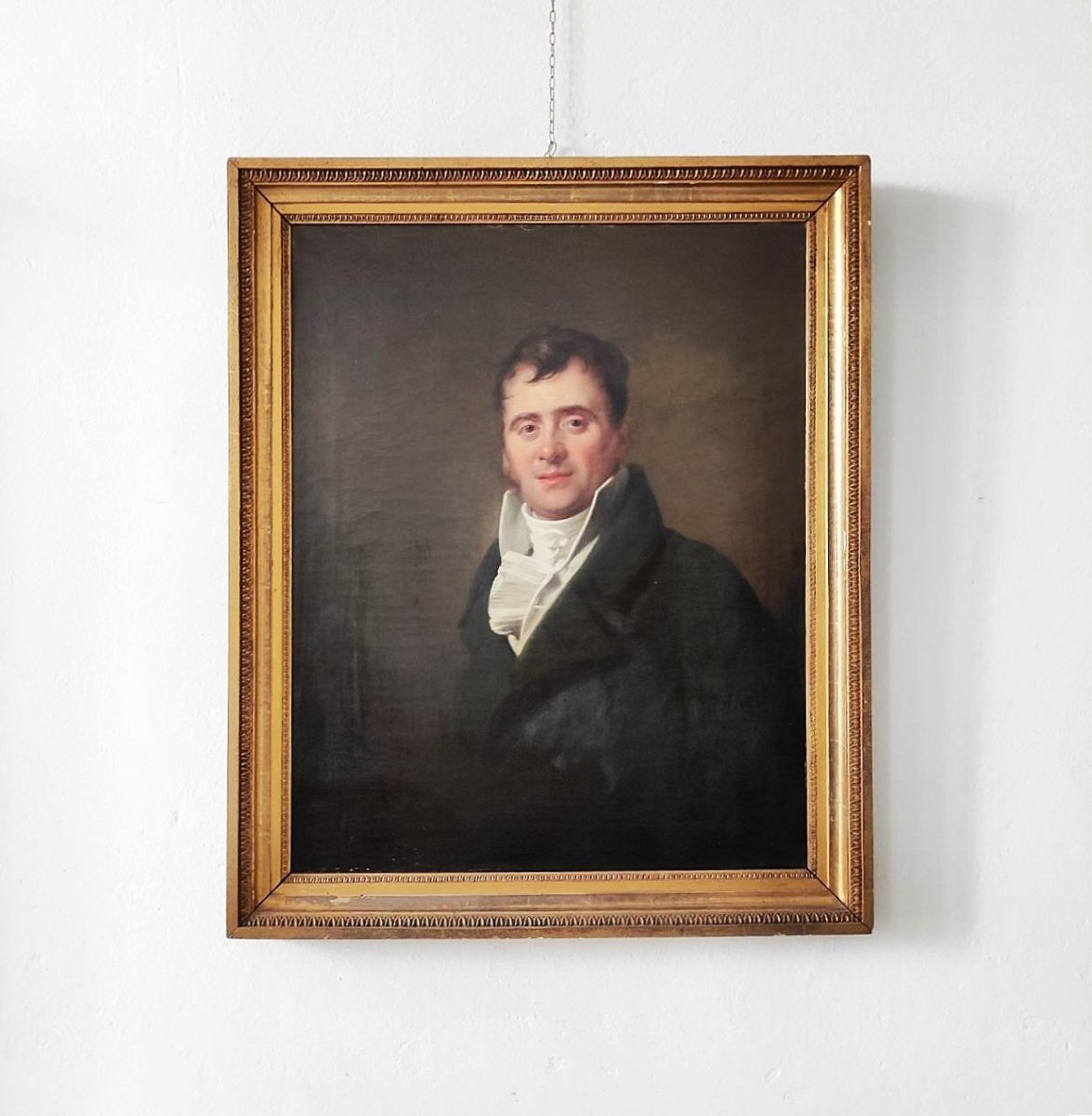 Hodges Charles H. 1811, huile sur toile, portrait d'un jeune homme-photo-2