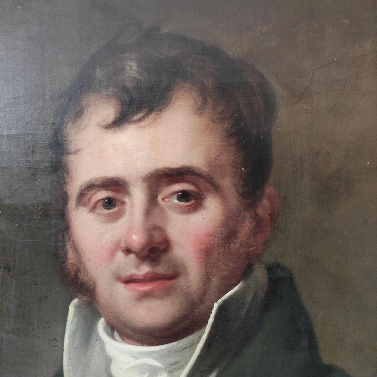 Hodges Charles H. 1811, huile sur toile, portrait d'un jeune homme-photo-1