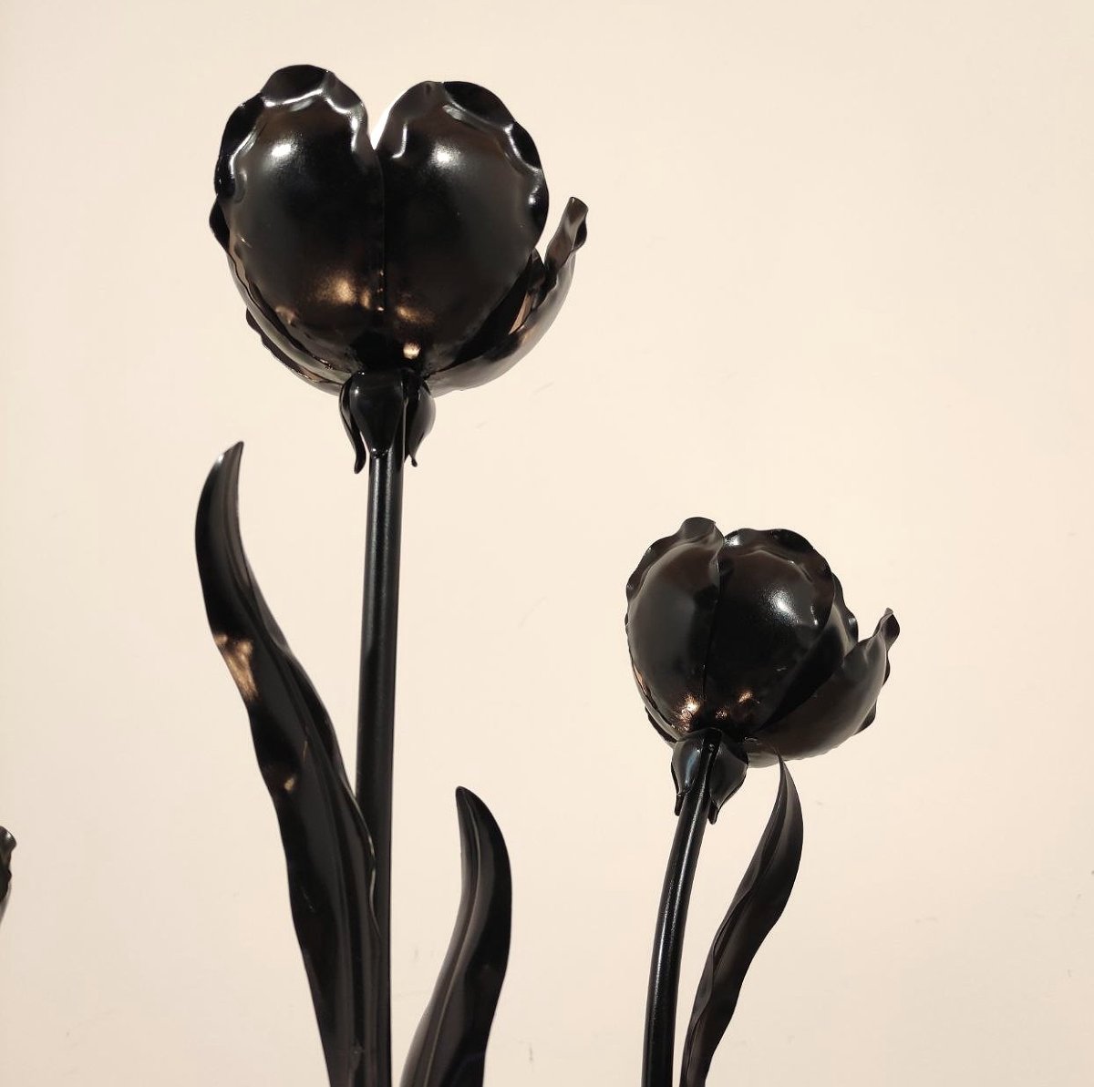 7-light Floral Floor Lamp By Hans Kogl, 1970s-photo-3