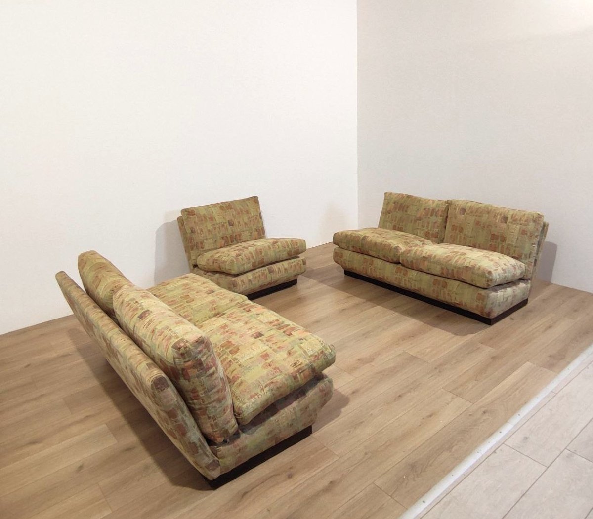 Ensemble canapé et fauteuil de Paolo Caliari pour Cassina, années 1960-photo-2