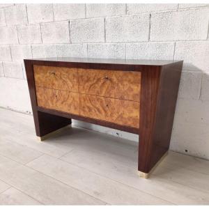 Sideboard With Drawers In Maple Root, Italy, 1950s