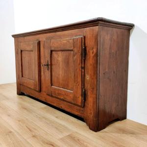 Antique Solid Wood Sideboard From The 18th Century.