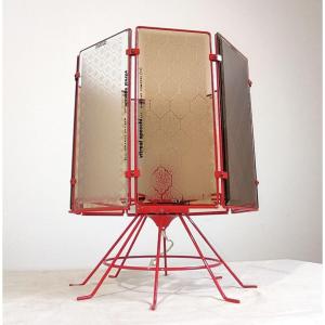 Lampe de table publicitaire « Vitreal specchi », années 1970/1980