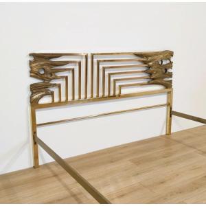 Brass And Bronze Bed, Italy, 1970s