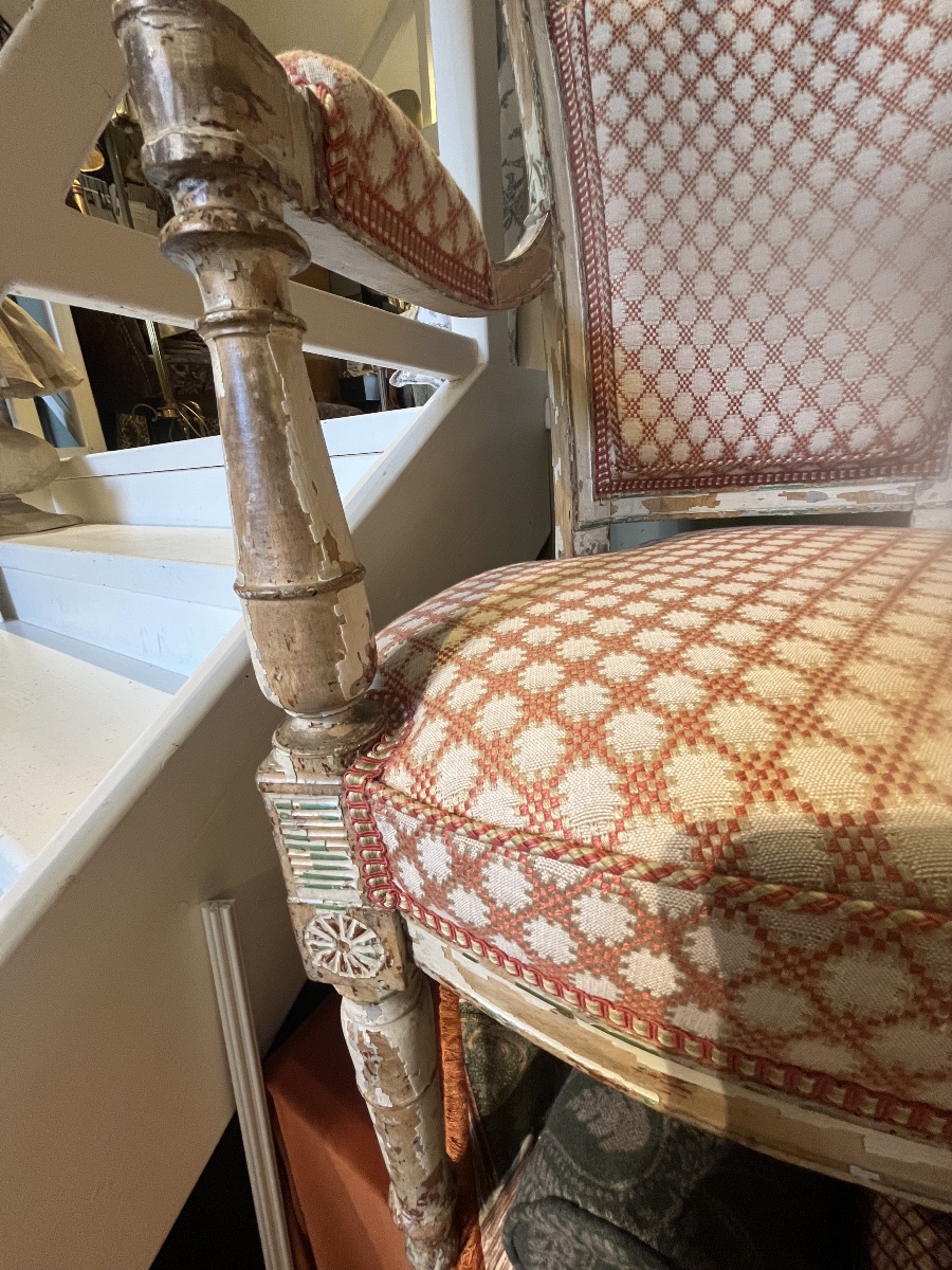 paire de fauteuils d'époque Directoire-photo-2
