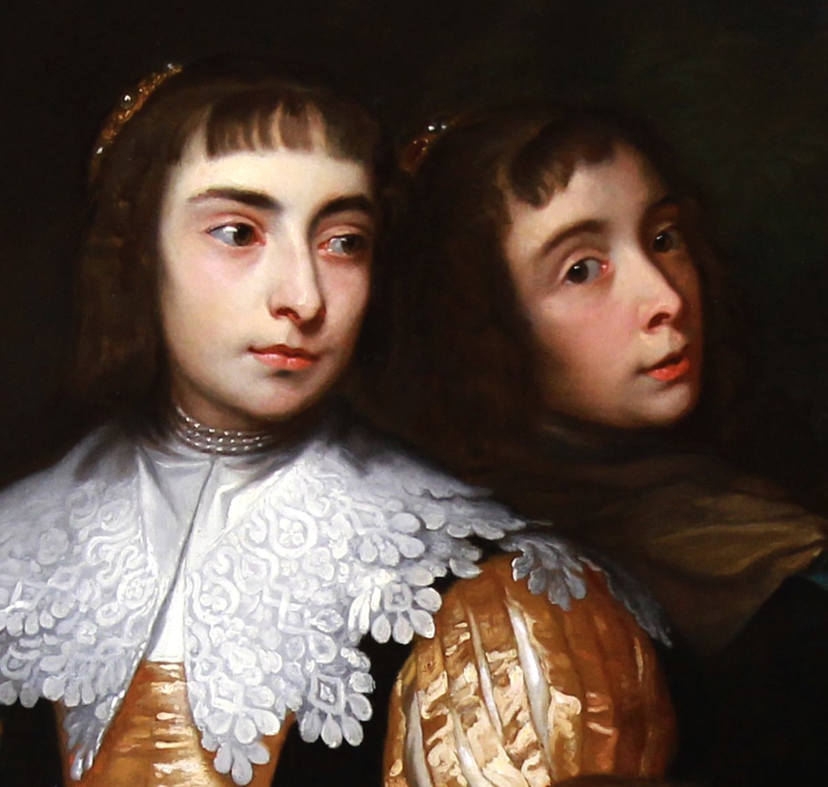Oil On Canvas Family Portrait After Sir Anthony Van Dyck-photo-1