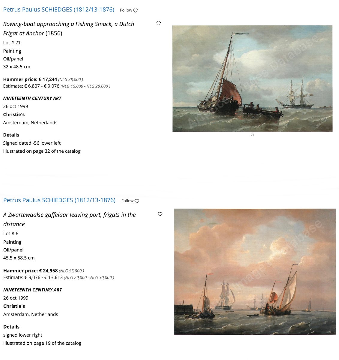 Anchorage At Moonlight, Oil On Canvas, By Schiedges Peter Paul 19th Century-photo-5