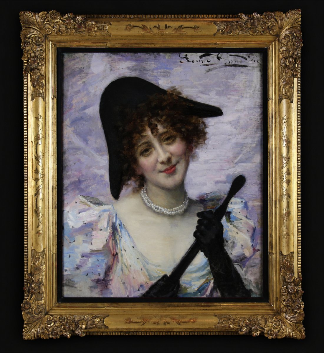 Jeanne Donnadieu" Portrait d'Henriette Bépoix " huile sur toile, vers 1885-photo-2