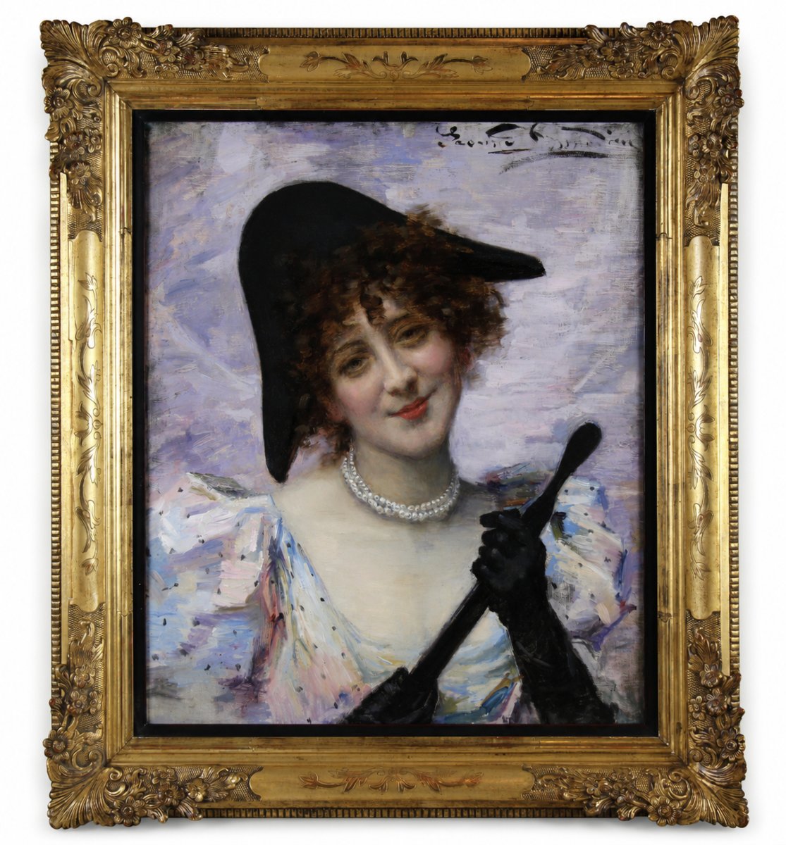 Jeanne Donnadieu" Portrait d'Henriette Bépoix " huile sur toile, vers 1885