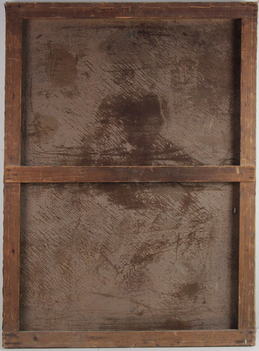 Emmanuel Stanek Nu féminin, huile sur toile du XIXe siècle, sans cadre, vers 1890-photo-3