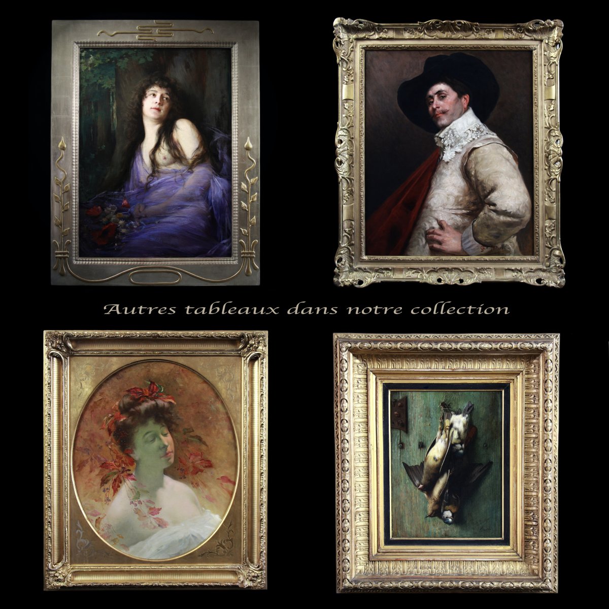 Huile Sur Toile du 18è Siécle " Portrait d'un peintre "  d'apres Pierre I MIGNARD (1612-1695)-photo-2