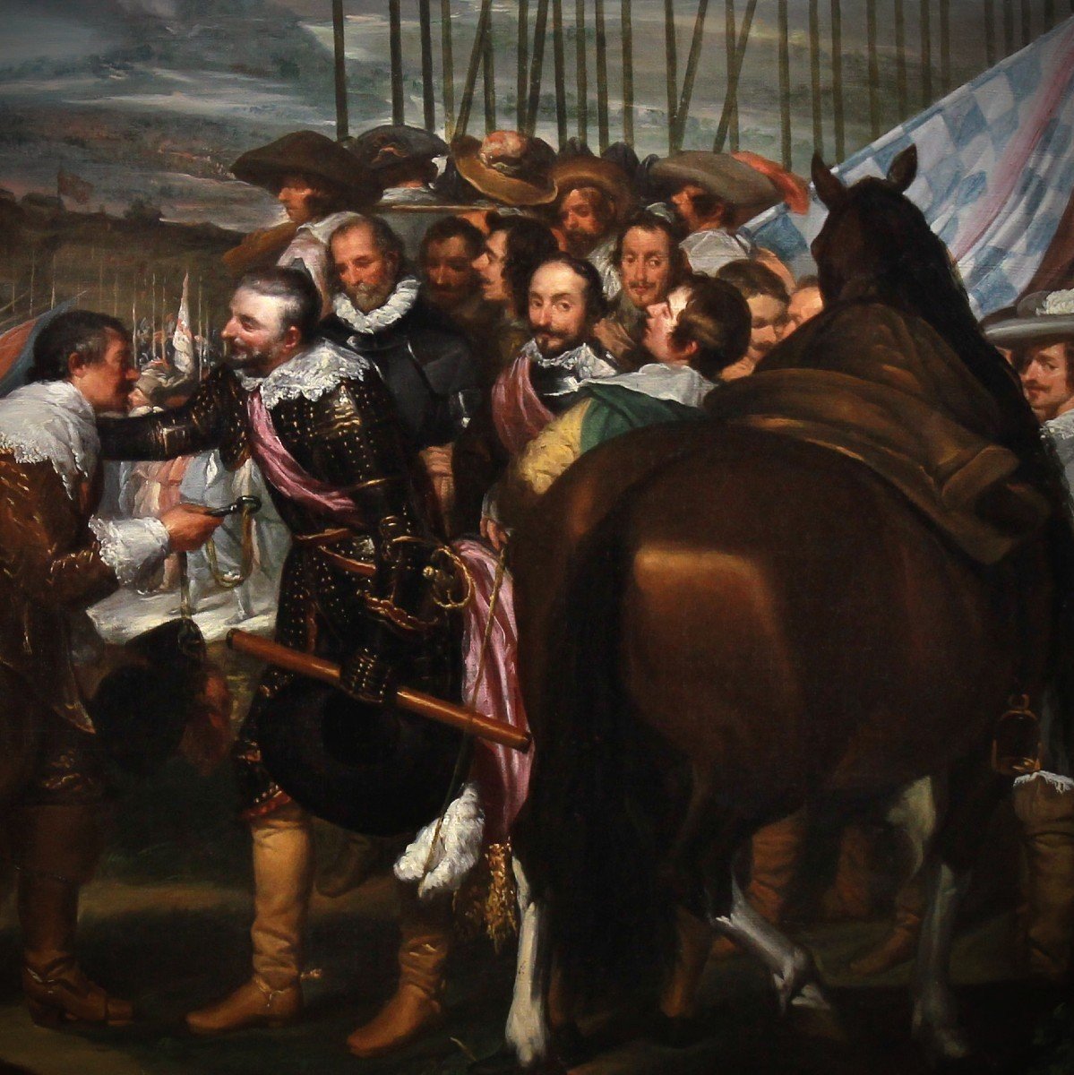 Tableau Scene Historique Huile Sur Toile Fin XIXème Cadre-photo-3