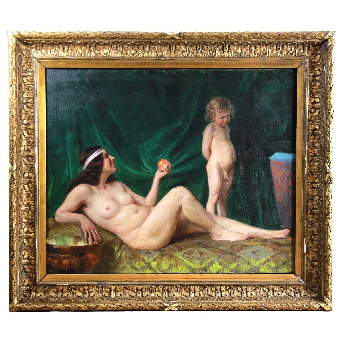 Oil On Canvas Nude -photo-2