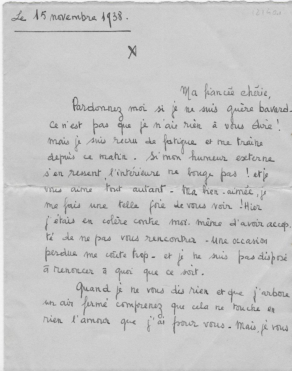 François Mitterrand – Autograph Letter Signed To Catherine Langeais