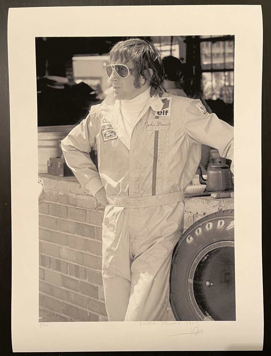 Philippe Ledru – Signed Photo – Jackie Stewart – Formula 1 Motor Racing