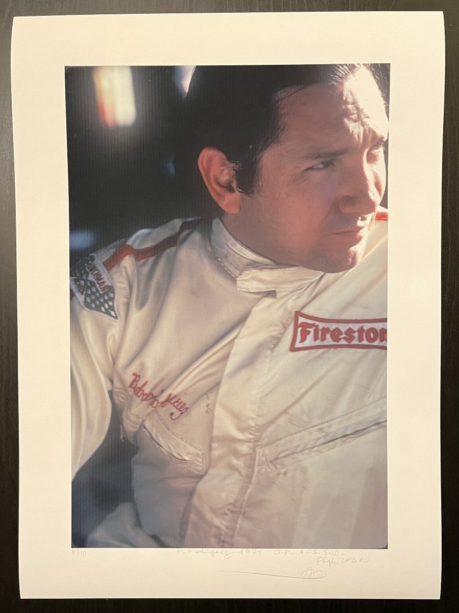 Philippe Ledru – Signed Photo – Pedro Rodríguez - Formula 1 Motor Racing