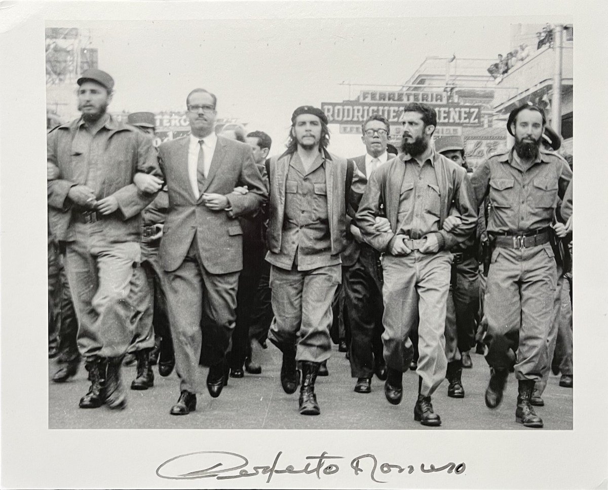 Perfecto Romero - Photo Signée - Che Guevara Fidel Castro