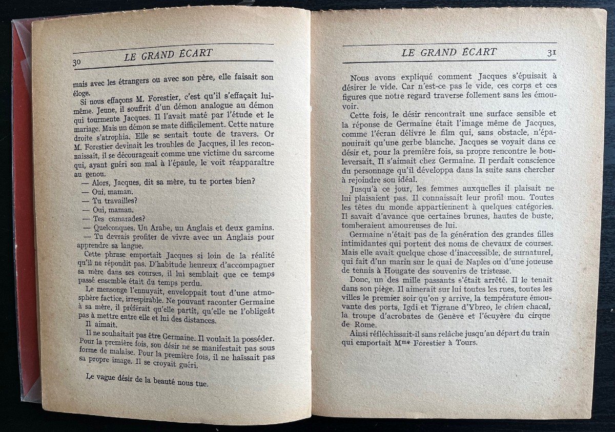 Jean Cocteau - Le Grand Ecart Suivi d'Orphée Avec Dessin Original Signé-photo-4