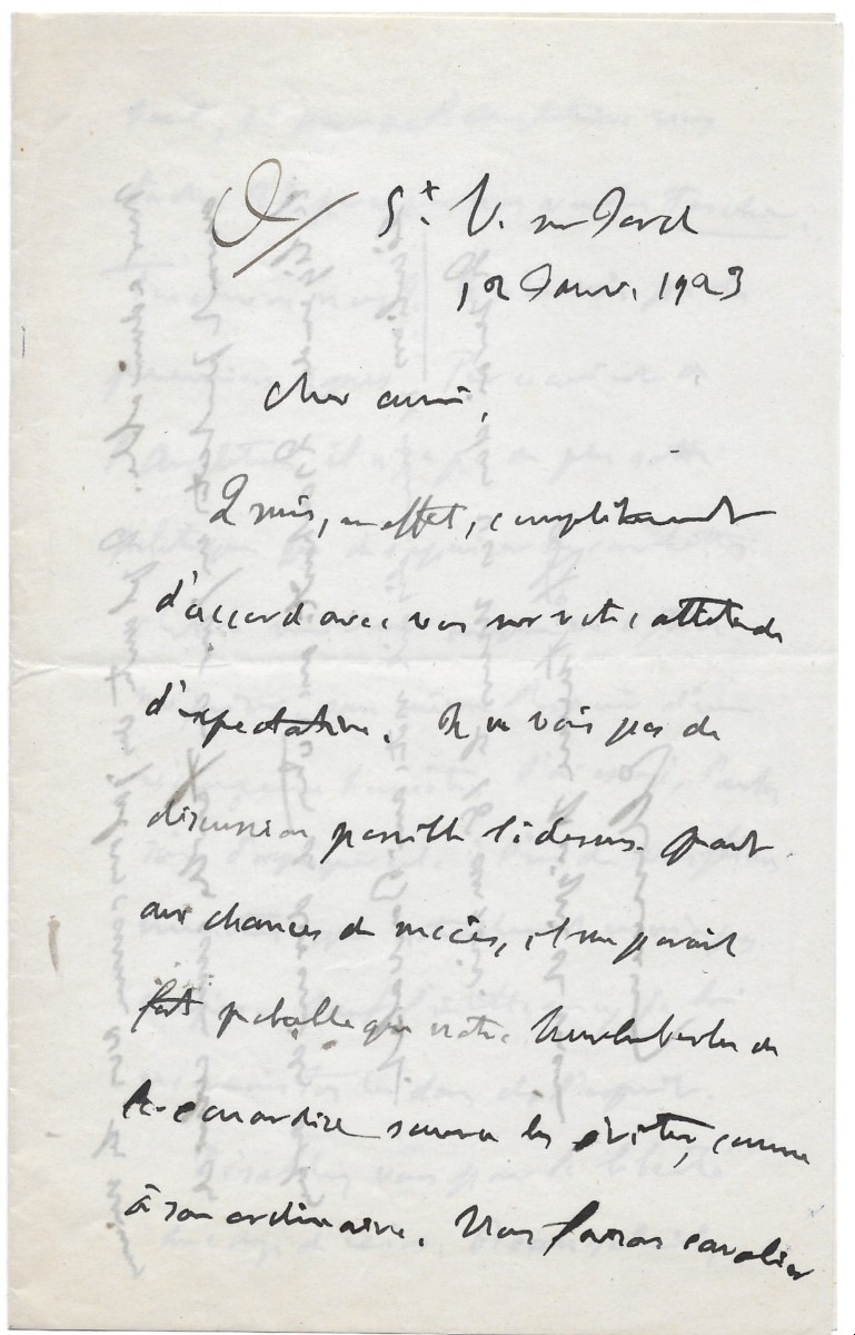Georges CLEMENCEAU - Lettre autographe signée - Angleterre