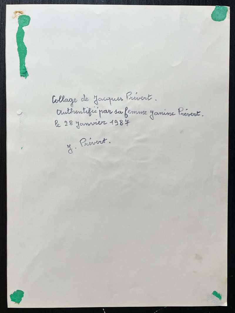 Jacques Prevert - Original Collage - Surrealism-photo-3