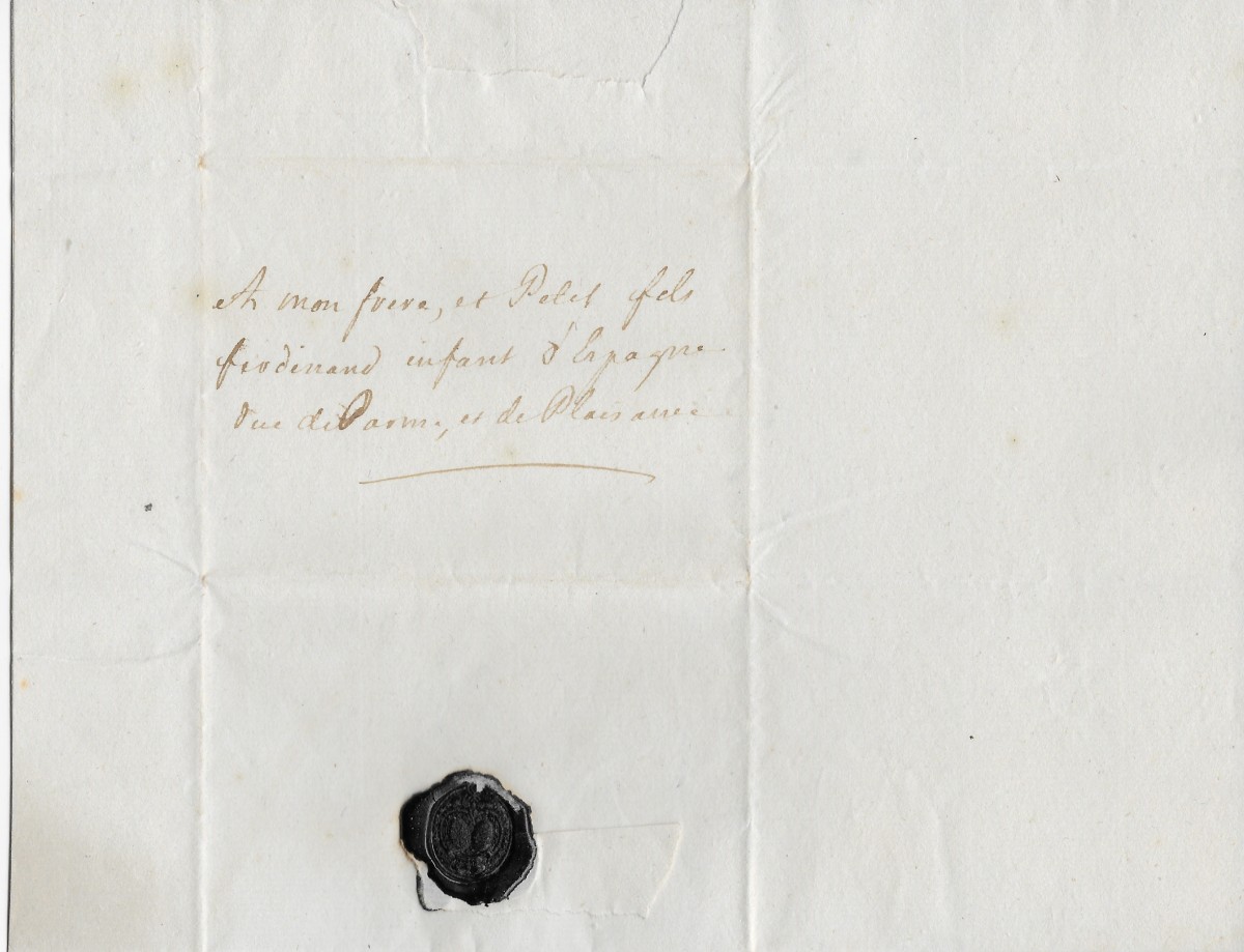 Louis XV - Lettre autographe signée - agonie de la reine Marie- Leszczynska-photo-2