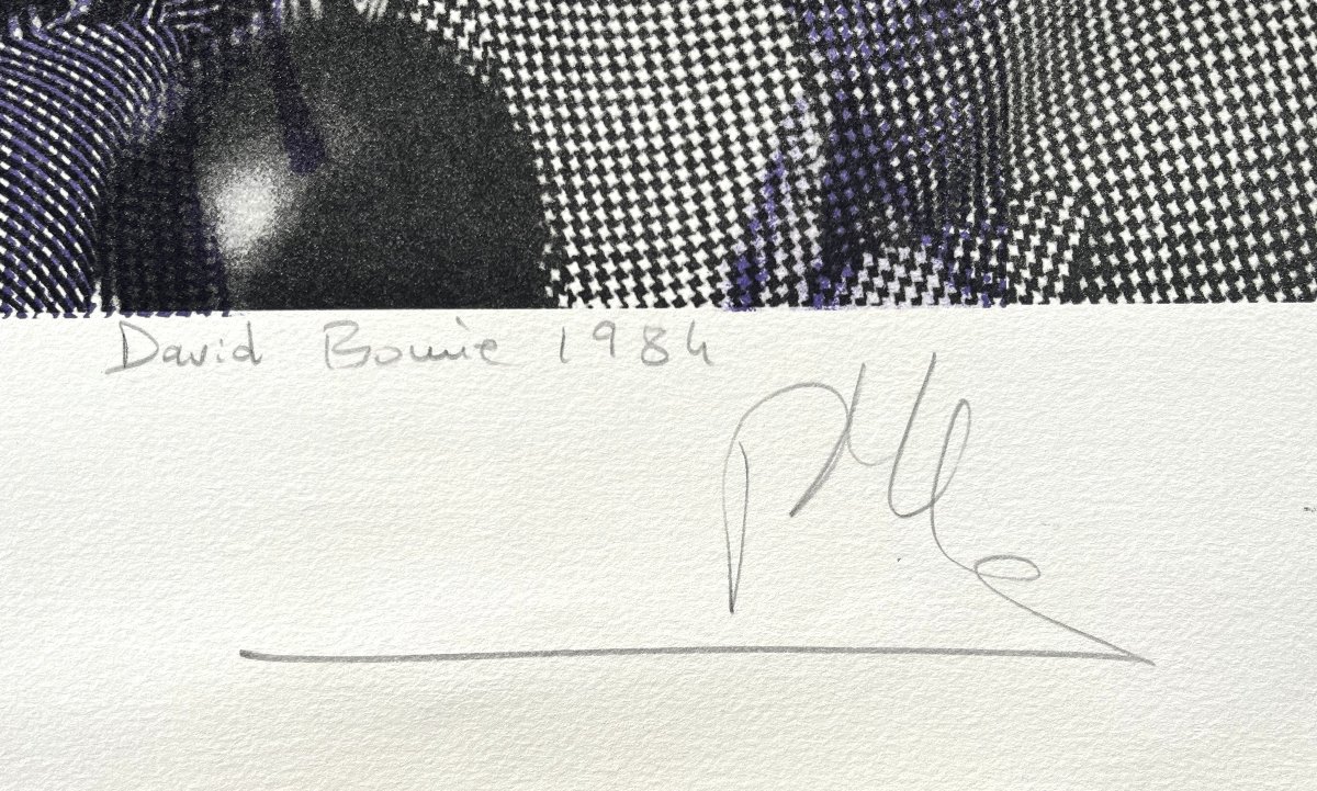 David BOWIE - Photo signée et numérotée de Philippe Ledru-photo-3