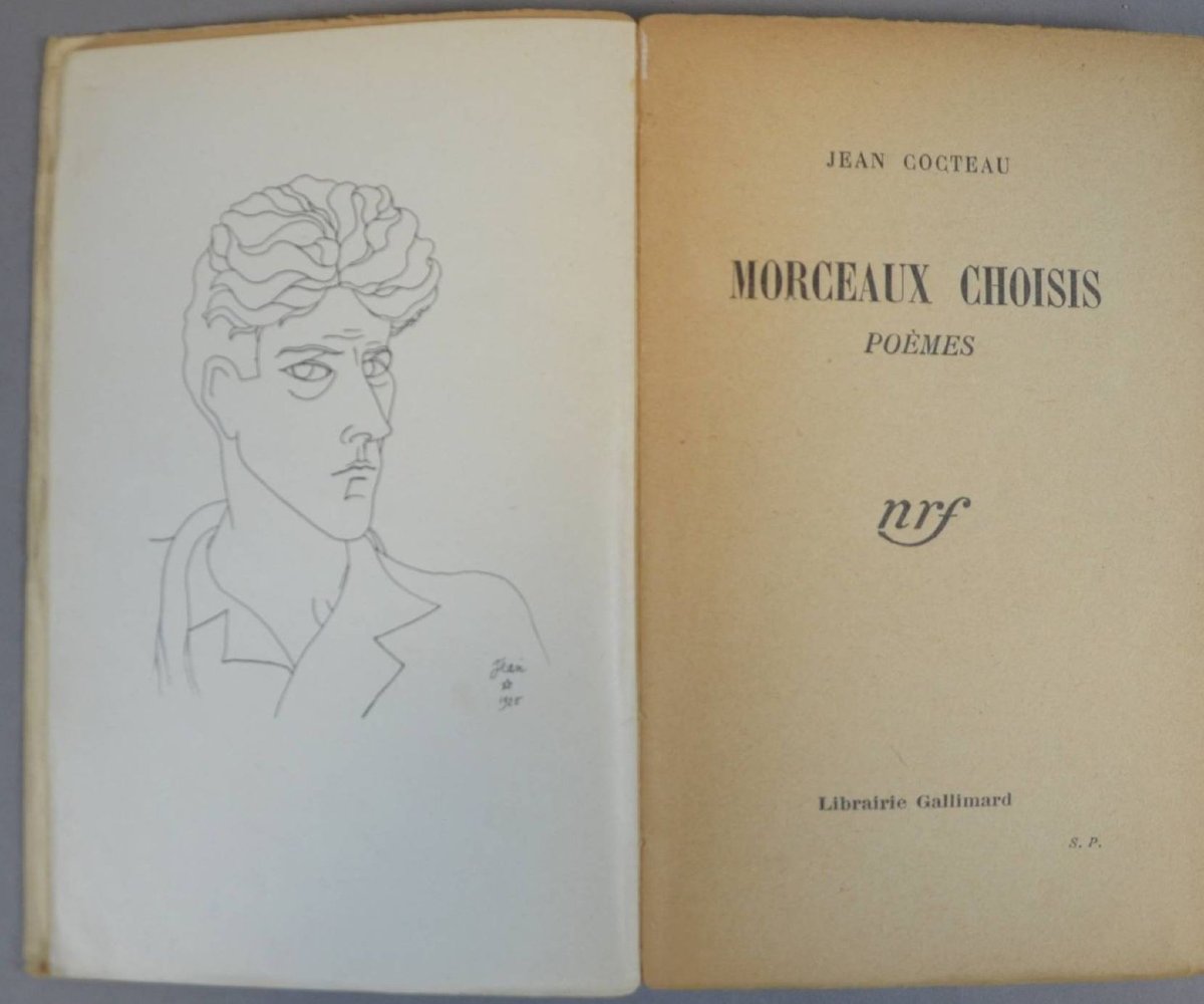 Jean COCTEAU - dessin original signé - 1932-photo-3