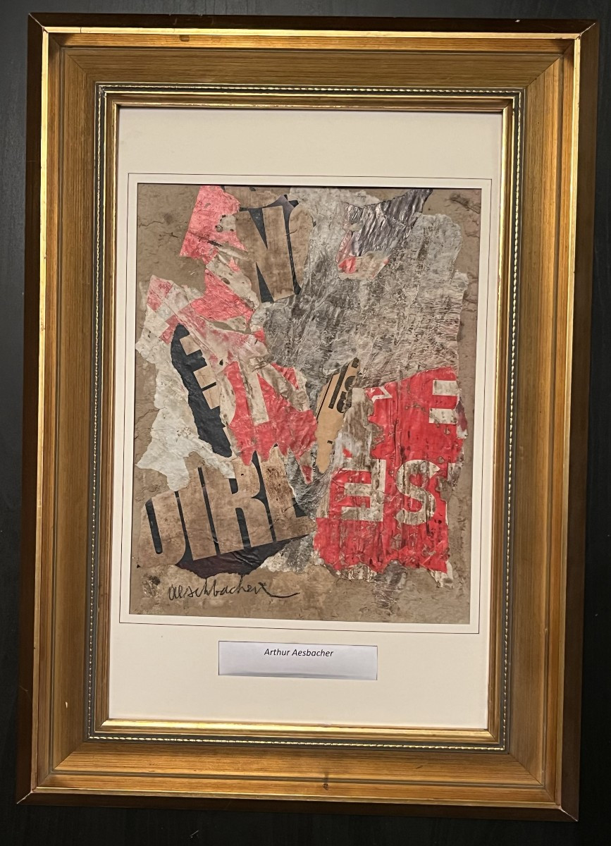 Arthur AESCHBACHER - Œuvre originale -mouvement affichiste-photo-2