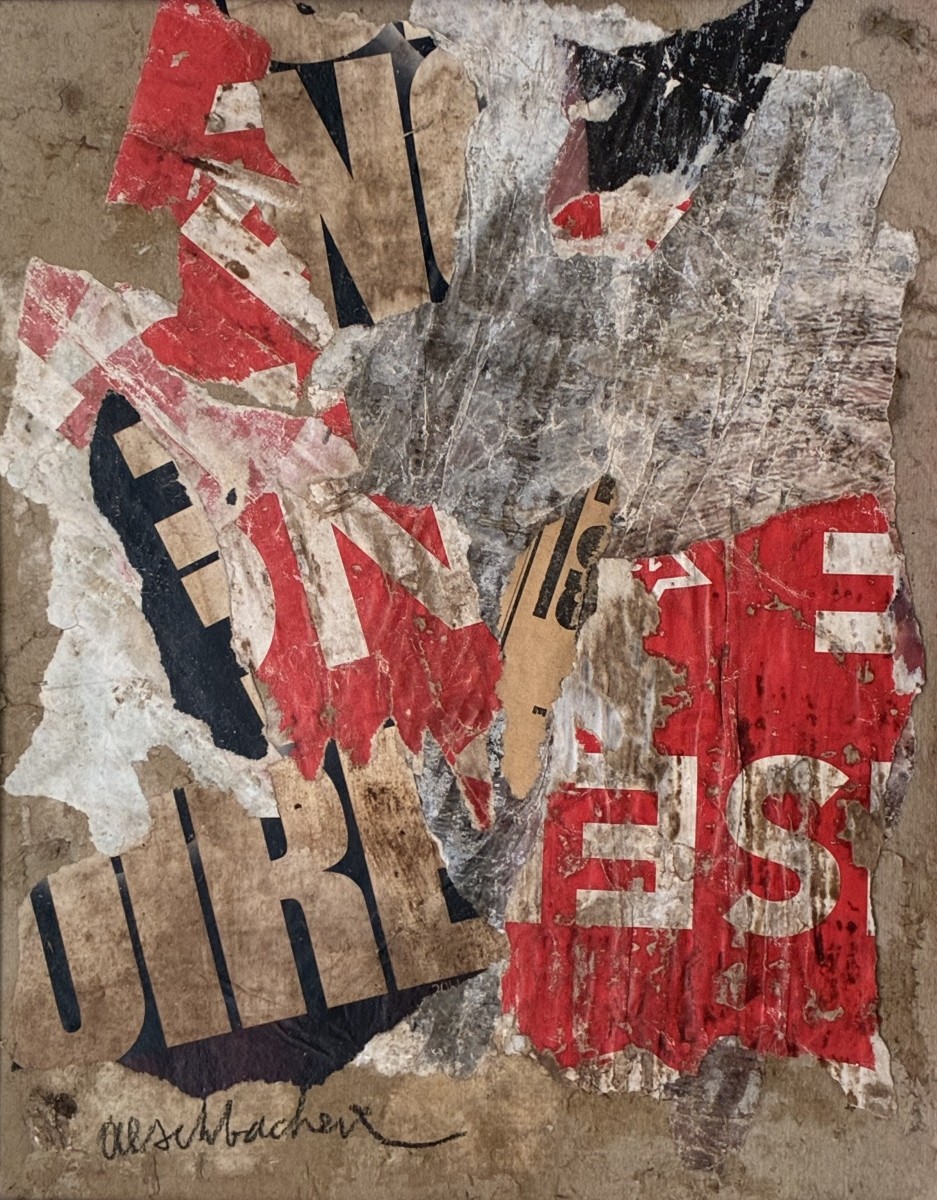 Arthur AESCHBACHER - Œuvre originale -mouvement affichiste