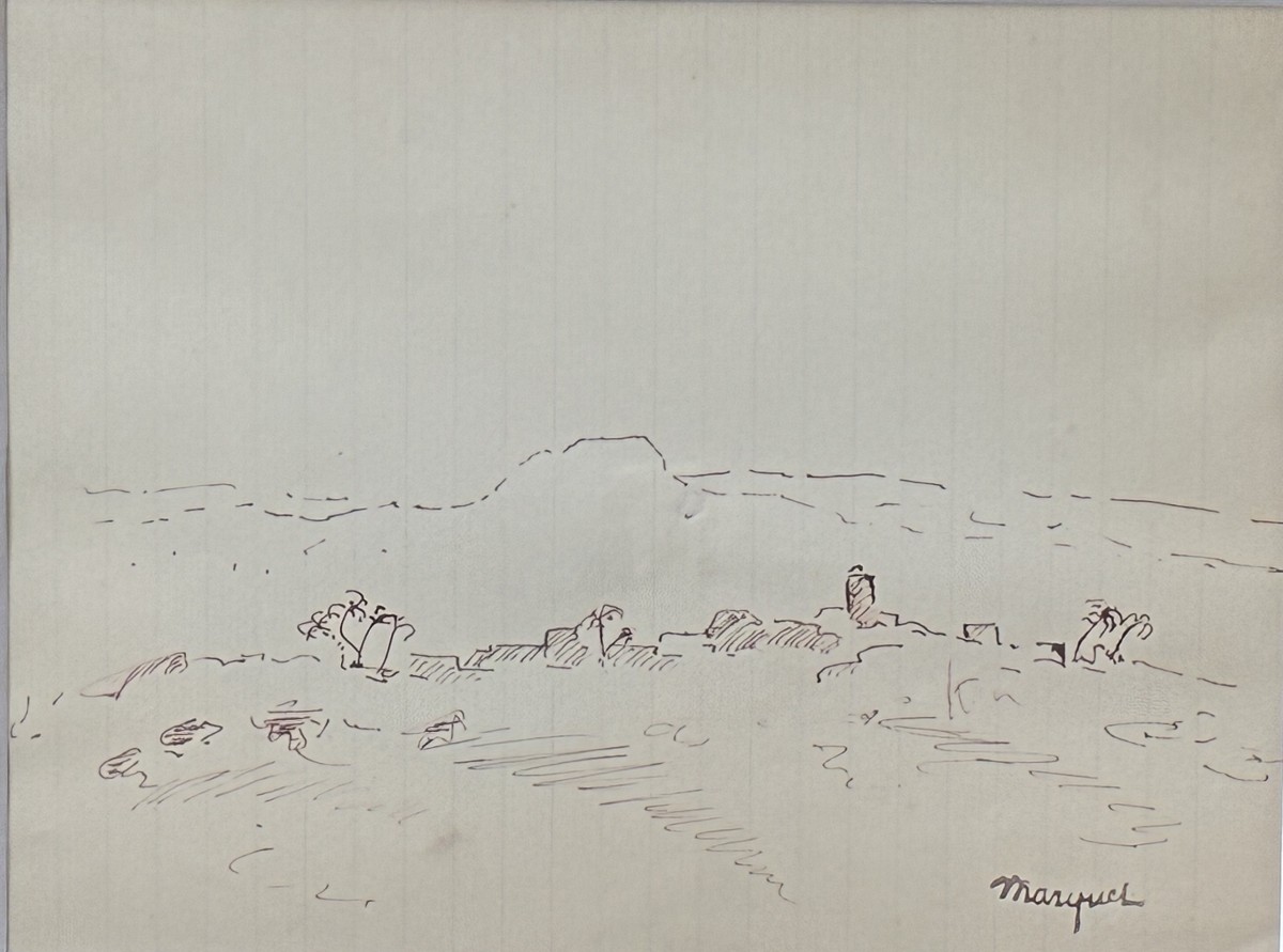 Albert MARQUET - Dessin original
