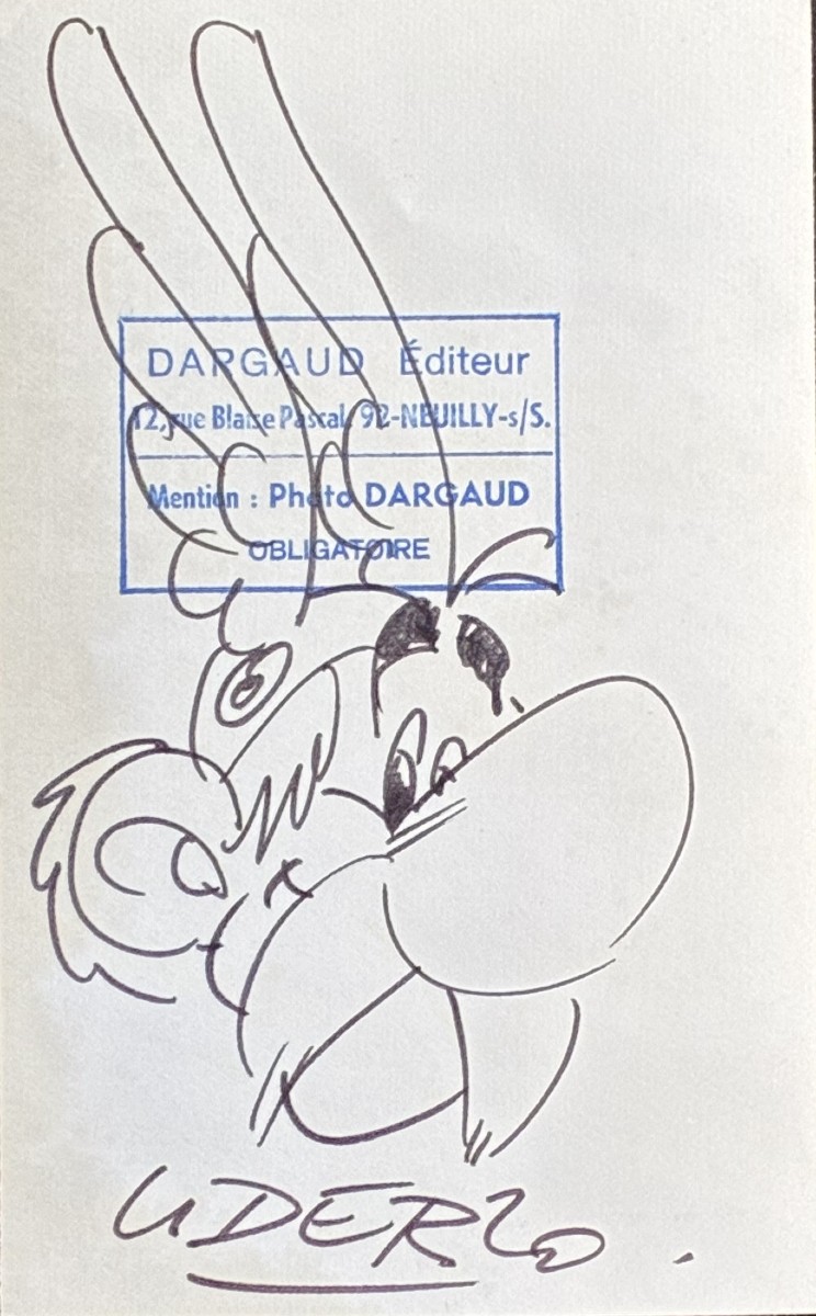 Albert Uderzo - Original Drawing Signed