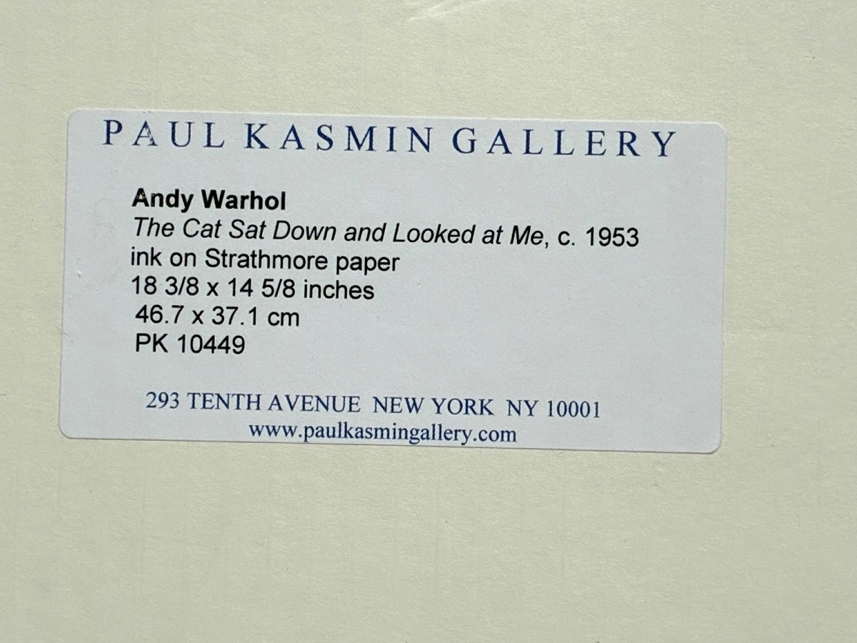Andy Warhol - Original Drawing-photo-4
