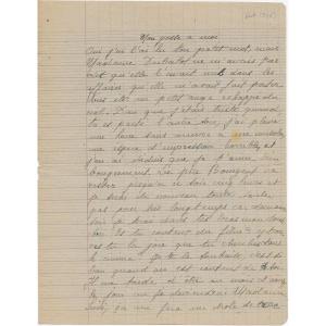 Edith Piaf – Lettre Autographe Signée à Yves Montand