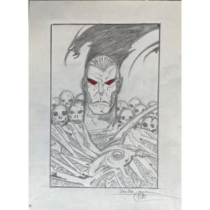 Philippe Druillet – Original Drawing – Warrior