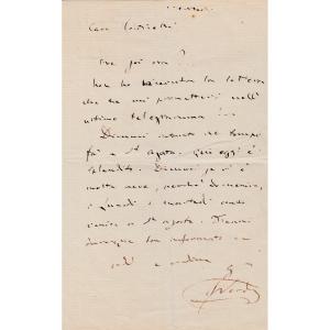 Giuseppe Verdi – Signed Autograph Letter