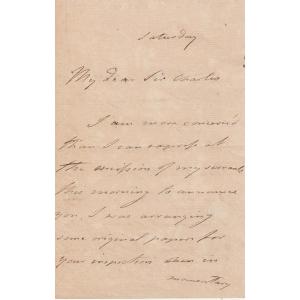 William Sidney Smith (admiral) – Signed Autograph Letter - Napoleon 1st