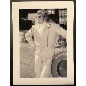 Philippe Ledru – Photo Signée – Jackie Stewart - Course Automobile Formule 1