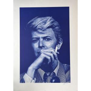 David Bowie - Signed Photo By Philippe Ledru