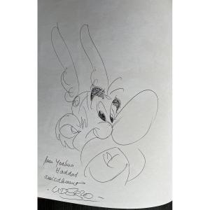 Albert Uderzo – Dessin Original Signé Asterix