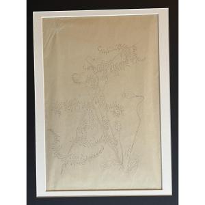 Emile Gallé - Original Drawing - Art Nouveau