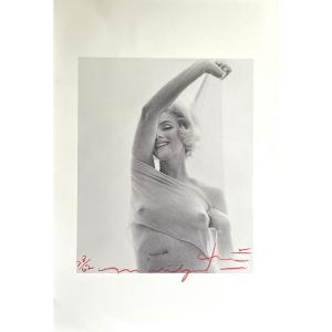 Marilyn MONROE - Photo signée par Bert STERN