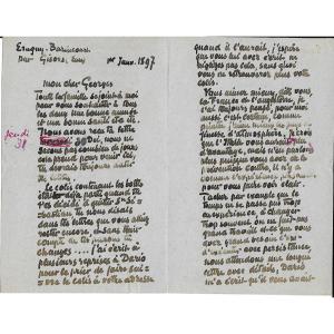 Camille PISSARRO - Lettre autographe signée