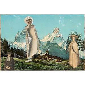 Jacques Prevert - Original, Signed Collage