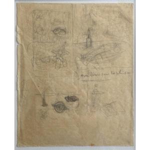 René MAGRITTE - Dessin original