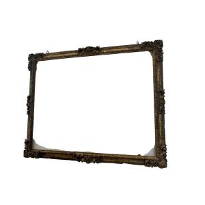 Cornice in legno intagliato e dorato XVII secolo