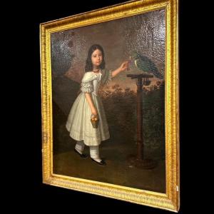 TABLEAU REPRÉSENTANT UNE PETITE FILLE