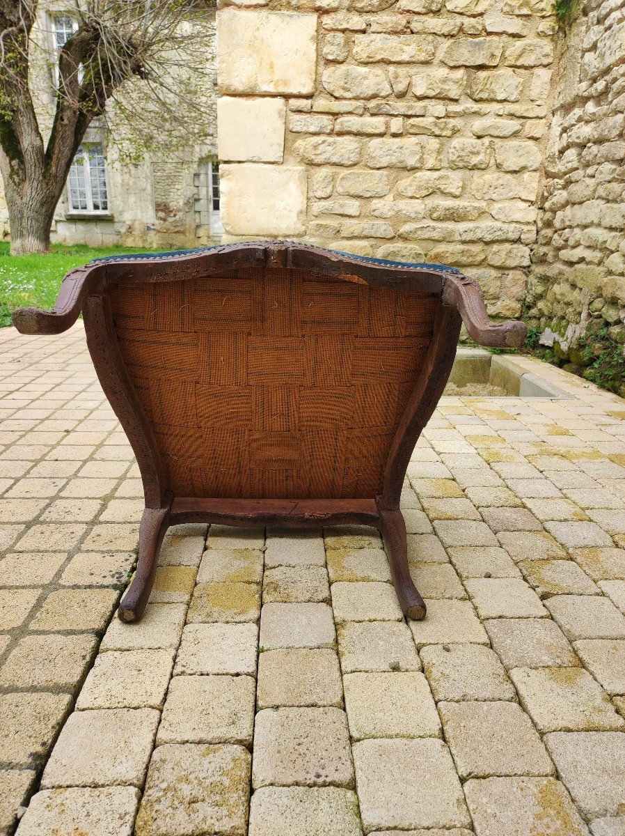 Fauteuil à La Reine Louis XV-photo-2