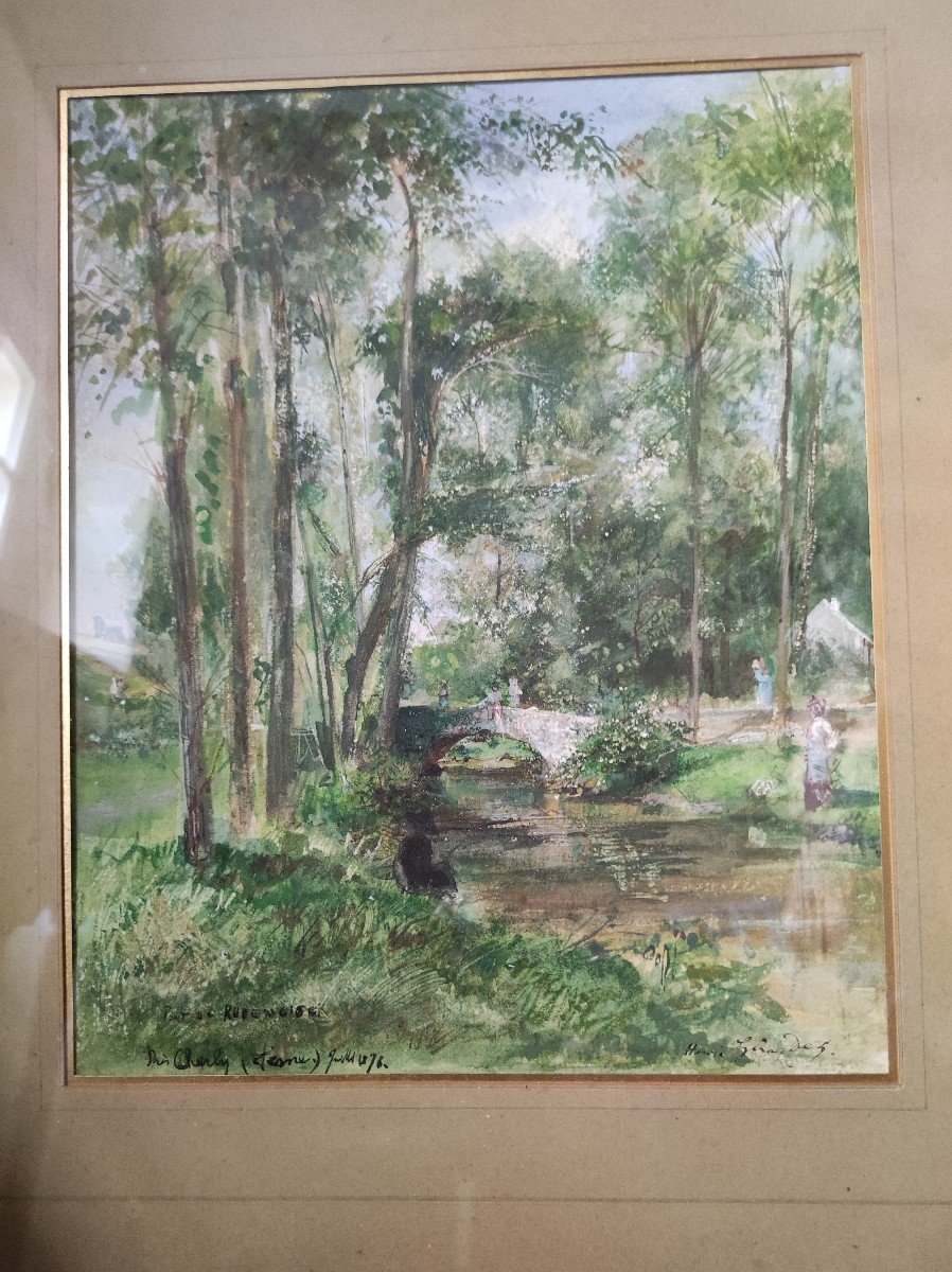 Aquarelle Charly Sur Marne -photo-2